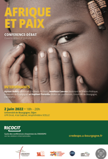 AFFICHE conférence AFRIQUE ET PAIX 2 juin 18h